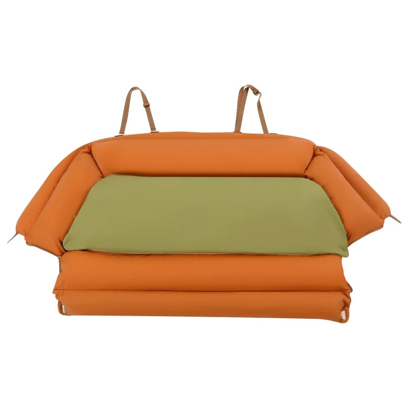 Foldable Travel Pet Car Seat Bed Comfortable Thickened Pet Sleeping Nest Anti Slip Fixed Design Durable Cat Dog Rest Bed For Vehicle Home Dual Use