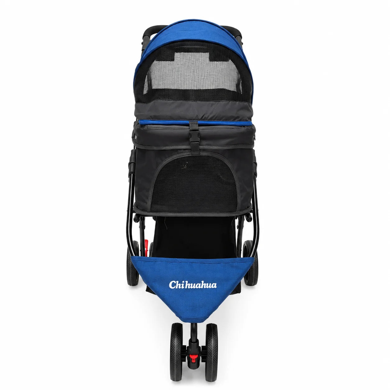3 Wheels Pet Stroller Dog And Cat Strollers Storage Basket And Cup Holder For Small Pets Outdoor Walk