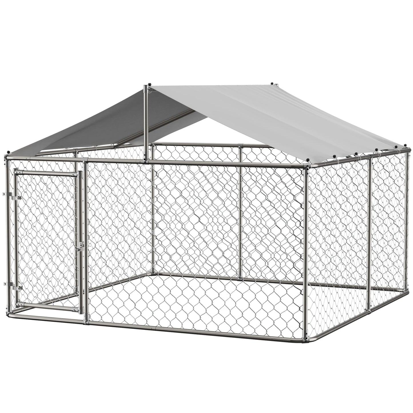 7.5x7.5 ft Heavy Duty Outdoor Dog Kennel Shade Playpen Pet Dog Run Enclosure for Home & Garden
